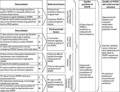 Designing an evidence-based working method for medical work disability prognosis evaluation–an intervention mapping approach